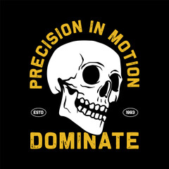 streetwear skull graphic tee vector design