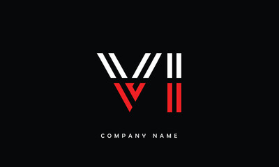 VI, IV, V, I Abstract Letters Logo Monogram
