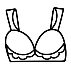 women's bra icon