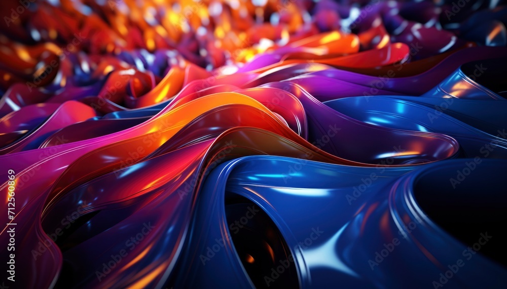 Aufkleber abstract dynamic modern colorful background