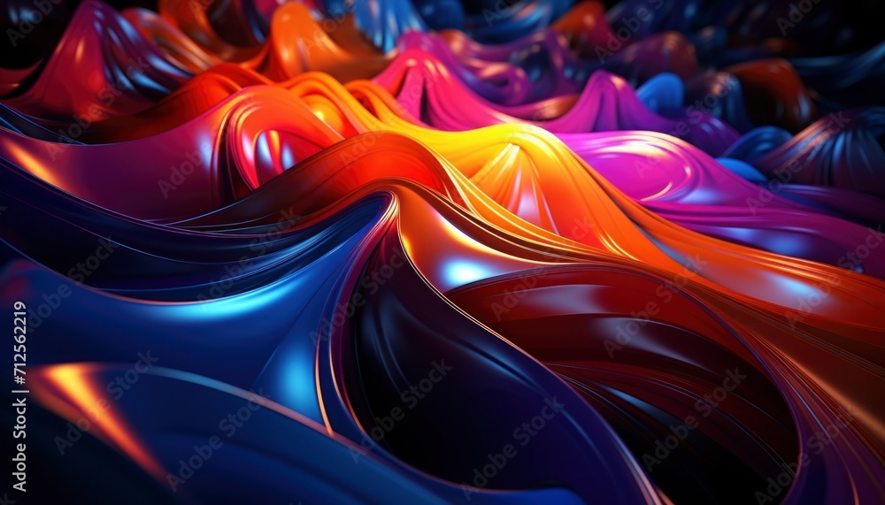 Poster abstract dynamic modern colorful background