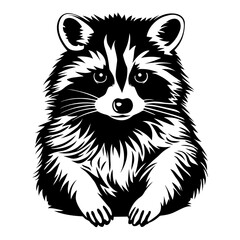 Raccoon, Cute Raccoon, Raccoon Vector, Raccoon illustration, Raccoon Cartoon, Animal, Cute, Funny Raccoon, Raccoon Lover