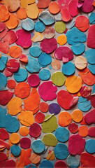 Fototapeta na wymiar colorful worn wall texture