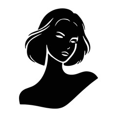 silhouette of a woman