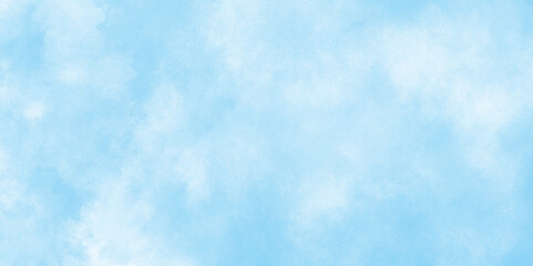 watercolor shiny Brush painted blue sky and clouds, ocean blue watercolor splash texture, Watercolor Shades The White Cloud and Blue Sky with small clouds.