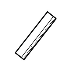 Cute line art outline cartoon school stationery and supplies vector design art for students and education