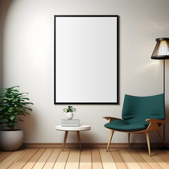 JPG Poster Mockup Office Background