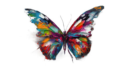 Fluttering Elegance: Watercolor Butterfly Painting