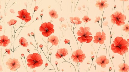  a picture of a bunch of red flowers on a white background with pink and red flowers in the middle of the picture.