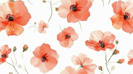  a close up of a bunch of flowers on a white background with red and orange flowers in the middle of the picture.