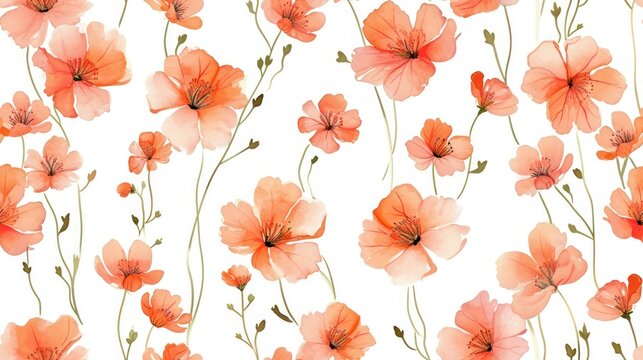  a close up of a bunch of flowers on a white background with orange and pink flowers in the middle of the picture.