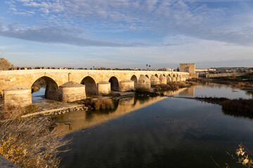 Fototapeta premium Puente Romano de Córdoba and Guadlaquivir river
