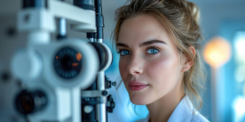 Frau Beruf Optikerin, Augenärztin