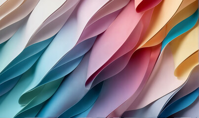 A visually wavy cotton pattern background with a gradient of colors, transitioning seamlessly from one shade to another