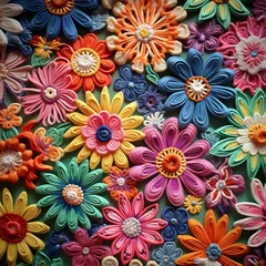 Fotobehang Seamless floral pattern © Agil thoriq