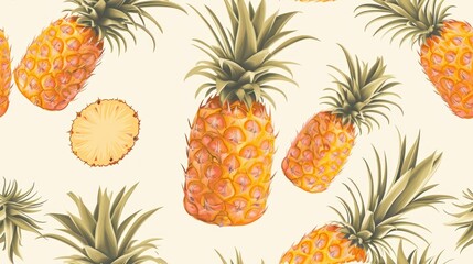  a group of pineapples on a white background with pineapples on the bottom of the image and pineapples on the bottom of the image.