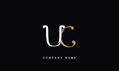 VC, CV, V, C Abstract Letters Logo Monogram