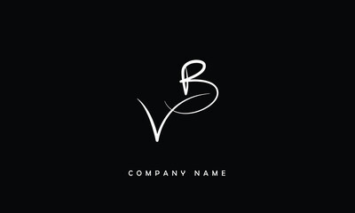 VB, BV, V, B Abstract Letters Logo Monogram