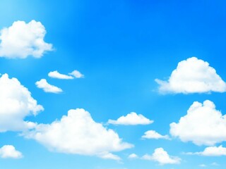 Naklejka premium blue sky with clouds