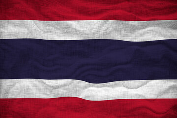 National flag of Thailand. Background  with flag  of  Thailand.