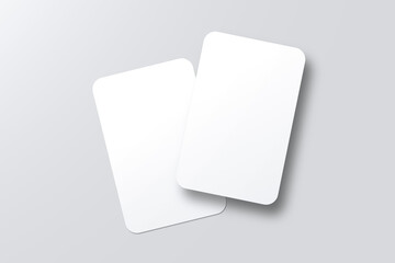 Rounded Vertical Business Card 