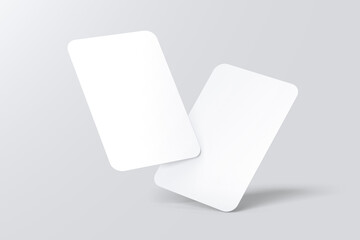 Rounded Vertical Business Card 