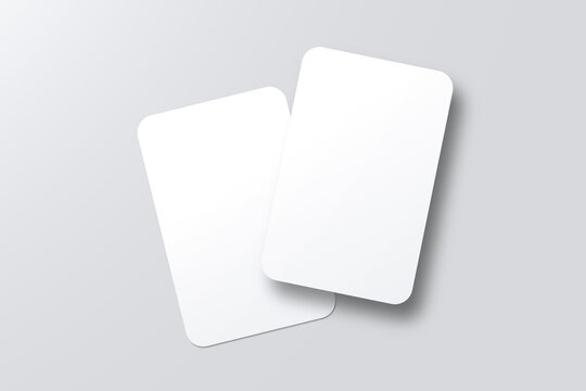 Rounded Vertical Business Card 