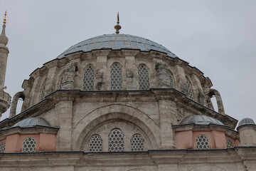 Laleli Mosque in Istanbul. Architectural details of a mosque.