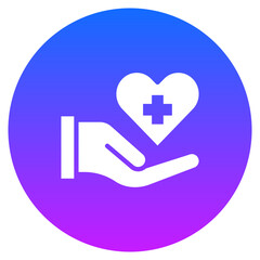 Obraz premium Medical Assistance Icon of Donations iconset.