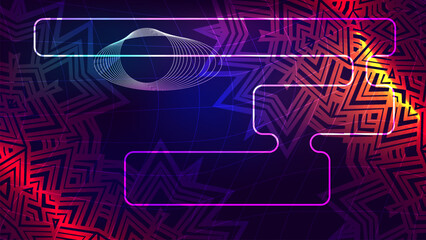 colorful mid-century modern vector background	

