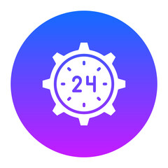 Non Stop Working Icon of Work from Home iconset.