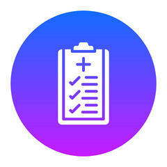 Patient Checklist Icon of Health Checkup iconset.