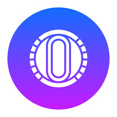 Fototapeta premium Velodrome Icon of Olympics iconset.