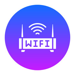 Wifi Icon of Hotel Services iconset.