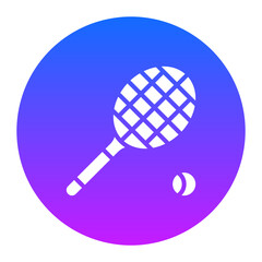 Tennis Racket Icon of Hotel Services iconset.