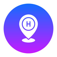 Location Icon of Hotel Services iconset.