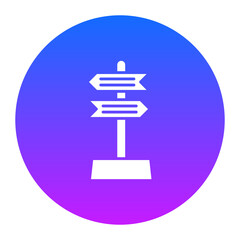 Direction Sign Icon of Library iconset.