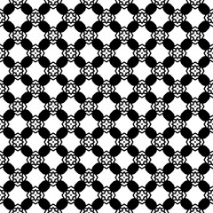 Black seamless abstract pattern. Overlay for background and backdrop. Ornamental design. PNG graphic illustration with transparent background.