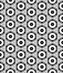 Black seamless abstract pattern. Overlay for background and backdrop. Ornamental design. PNG graphic illustration with transparent background.