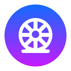 Flat Tire Icon of Car Repair iconset.