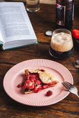Strawberry and Sorrel Galette