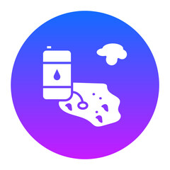 Oil Pollution Icon of Petrol Industry iconset.