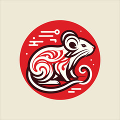 Vector Zodiac Sign for Year of Rabbit