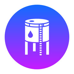Oil Tank Icon of Petrol Industry iconset.