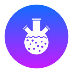 Three Neck Flask Icon of Chemistry iconset.