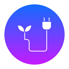 Go Green Icon of Renewable Energy iconset.