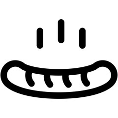 Sausage Vector Icon