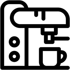 Coffee Machine Vector Icon