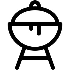 Bbq Grill Vector Icon