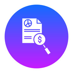 Financial Database Icon of Accounting iconset.